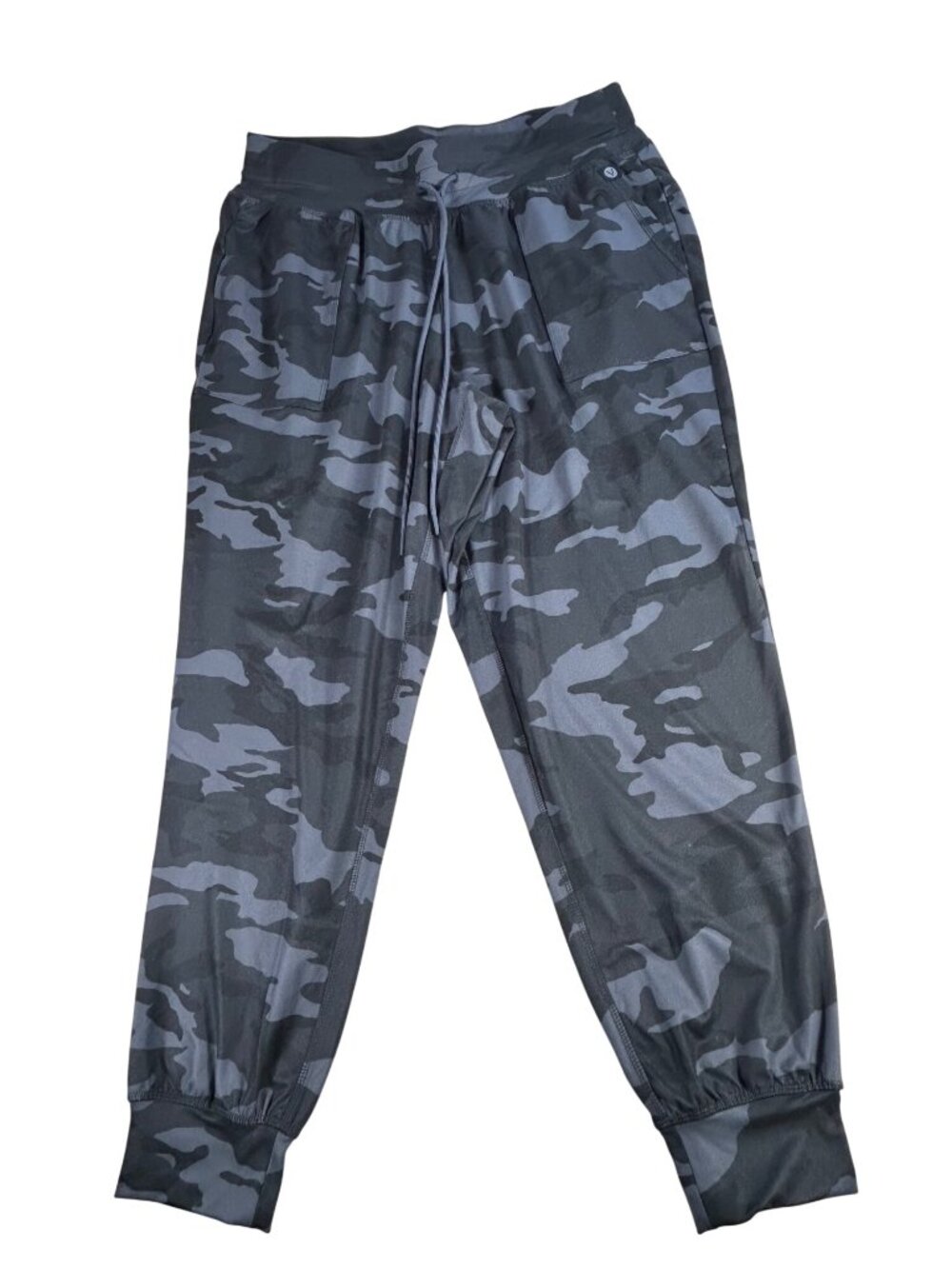 Livi By Lane Bryant Camo Gray Black Joggers Size 14/16 Stretch Pants Pockets